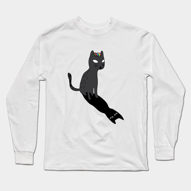 Bad Cat Long Sleeve T-Shirt by AVEandLIA